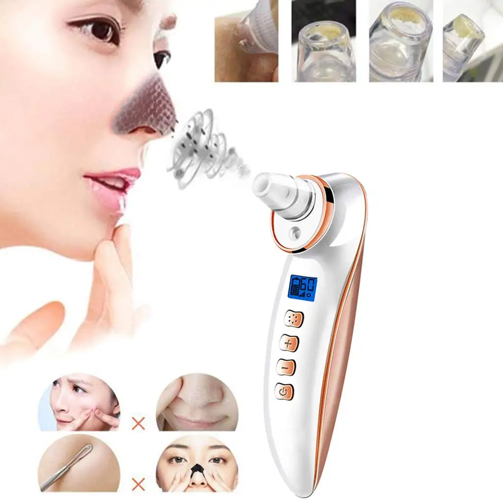 MARSKE Blackhead Remover Vacuum Facial Pore Cleanser Blackhead Extractor Tool LED Display USB Recharge Beauty Device for Women
MARSKE Blackhead Remover Vacuum Facial Pore Cleanser Blackhead Extractor Tool LED Display USB Recharge Beauty Device for Women