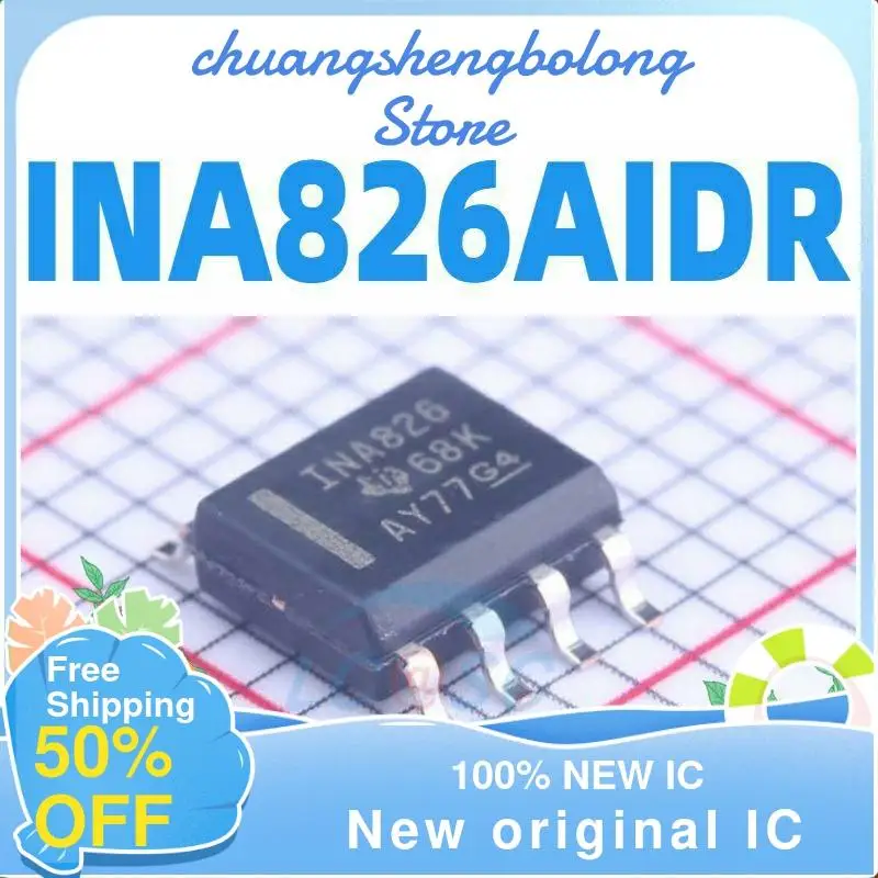 10 шт. INA826AIDR INA826AID INA826 SOP8 новый оригинальный IC инструмент усилитель
10 шт. INA826AIDR INA826AID INA826 SOP8 новый оригинальный IC инструмент усилитель