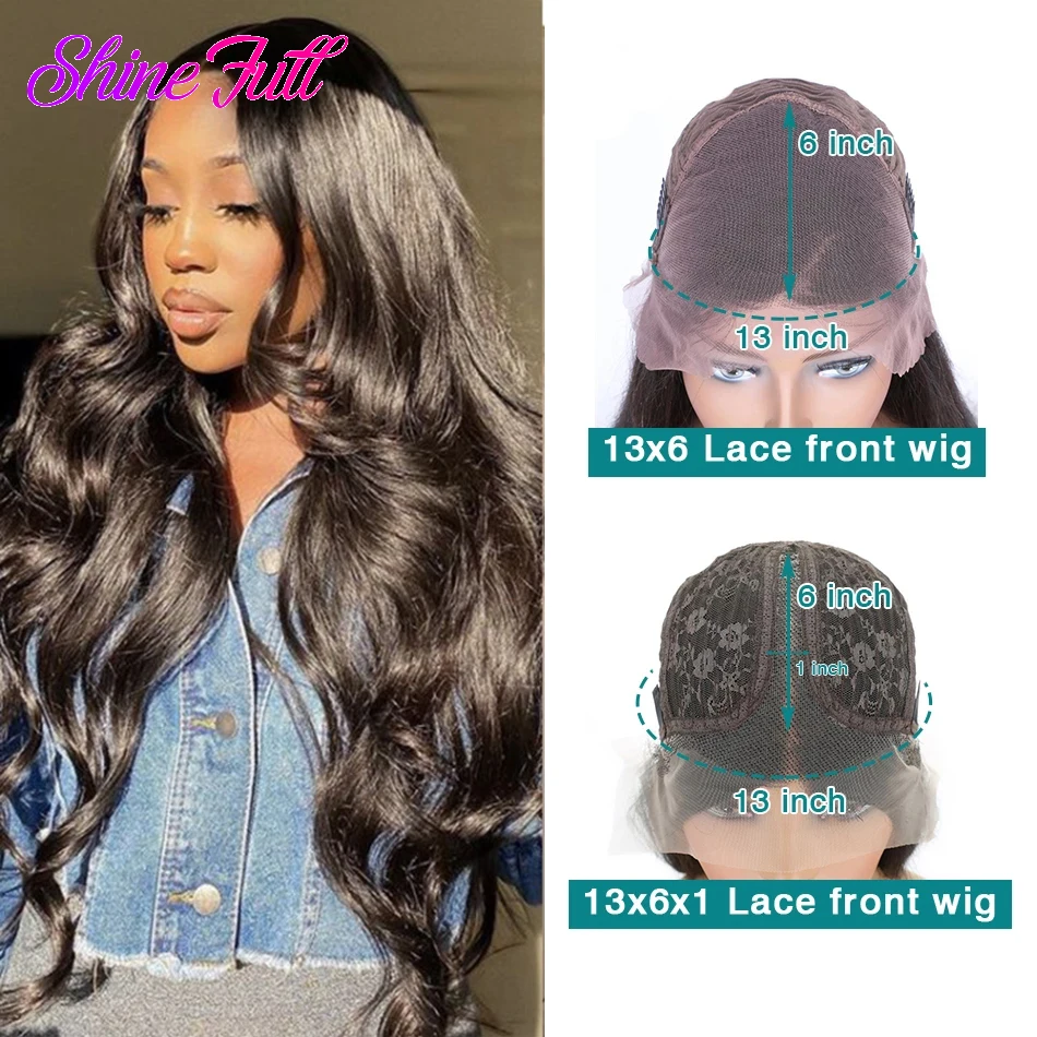 ShineFull Malaysian Body Wave 13X6 HD Transparent Lace Frontal Human Hair Wig Natural Black 180% Desnity Lace Front Wigs 30 Inch
ShineFull Malaysian Body Wave 13X6 HD Transparent Lace Frontal Human Hair Wig Natural Black 180% Desnity Lace Front Wigs 30 Inch
