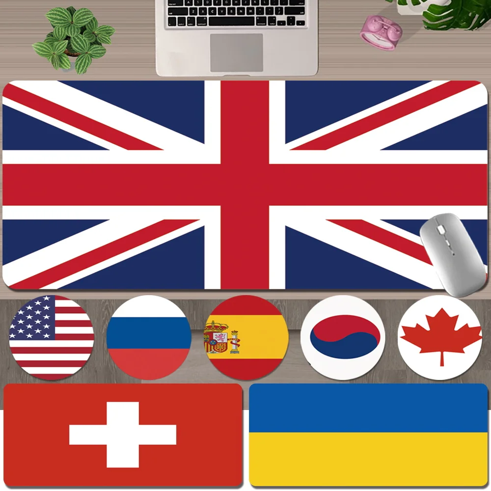 Геймерский коврик для мыши, большой Настольный коврик, коврик для мыши из искусственной кожи с рисунком стран и флагов, Нескользящие аксессуары для компьютерного и офисного стола
Геймерский коврик для мыши, большой Настольный коврик, коврик для мыши из искусственной кожи с рисунком стран и флагов, Нескользящие аксессуары для компьютерного и офисного стола