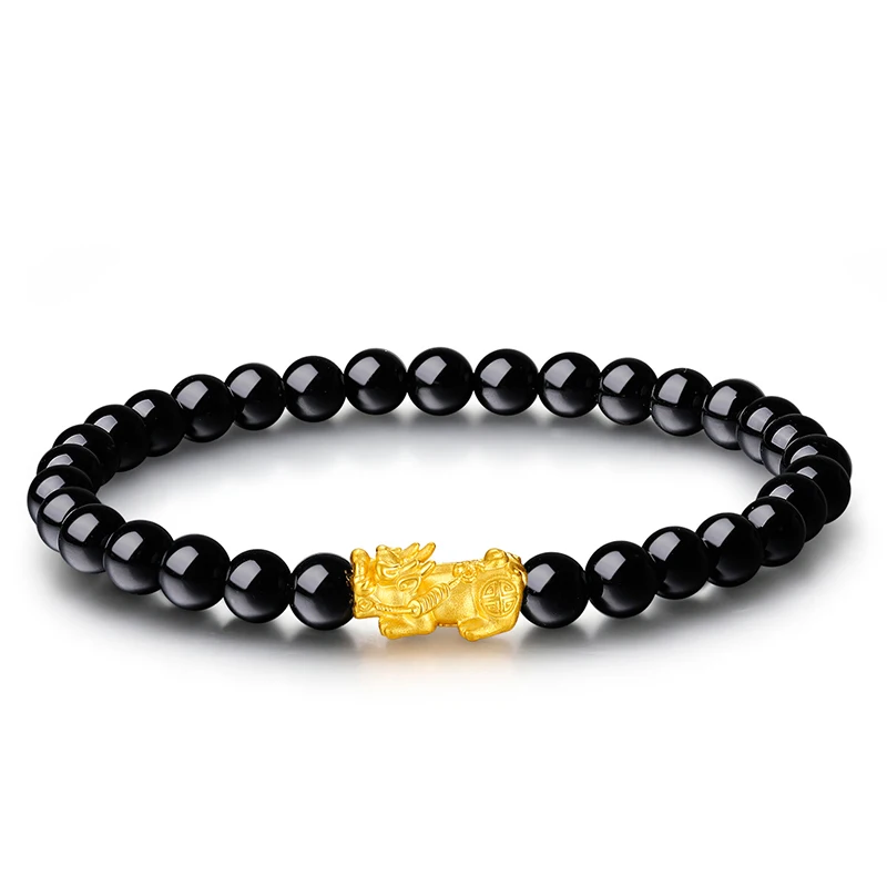 Pure 999 Real 24K Yellow Gold Bracelet For Women Luck Pixiu Dragon Red Black Agate Bead 6mm Beaded Link
Pure 999 Real 24K Yellow Gold Bracelet For Women Luck Pixiu Dragon Red Black Agate Bead 6mm Beaded Link