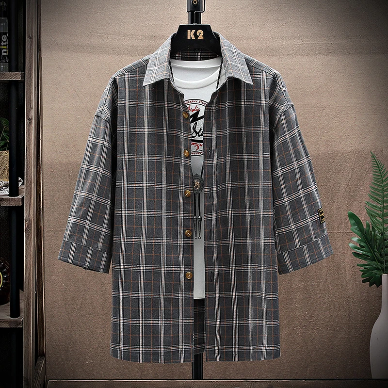 2021 New Fabric Cotton Excellent Comfortable Loose Button Collar Business Men Casual Shirts Plaid Shirt Men Size 4XL Men Clothes
2021 New Fabric Cotton Excellent Comfortable Loose Button Collar Business Men Casual Shirts Plaid Shirt Men Size 4XL Men Clothes