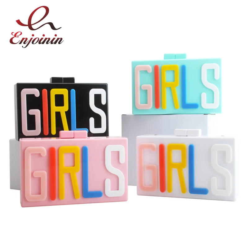 Fashion Women Evening Clutch Bag Acrylic Crossbody Bag Square Box Shoulder Chain Bag Handbags Wedding Party Letter Trend Bag
Fashion Women Evening Clutch Bag Acrylic Crossbody Bag Square Box Shoulder Chain Bag Handbags Wedding Party Letter Trend Bag