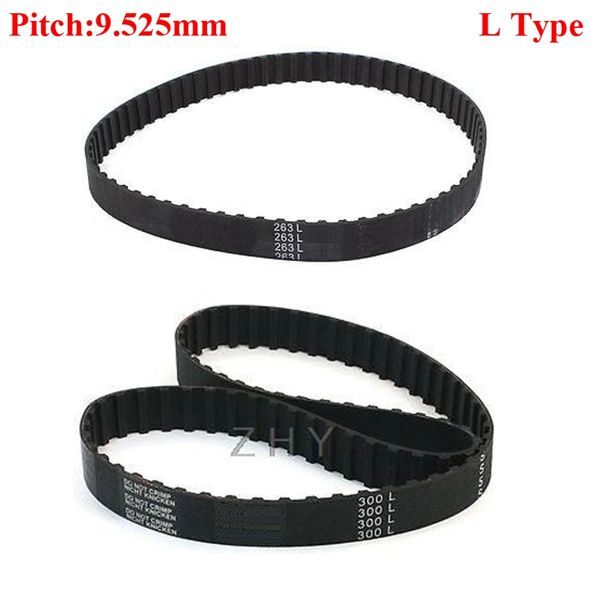 

260L 280L 292L 70 75 78 T Tooth 666.75mm 714.38mm 742.95mm Girth 20mm 25mm Width 9.525mm Pitch Cogged Synchronous Timing Belt