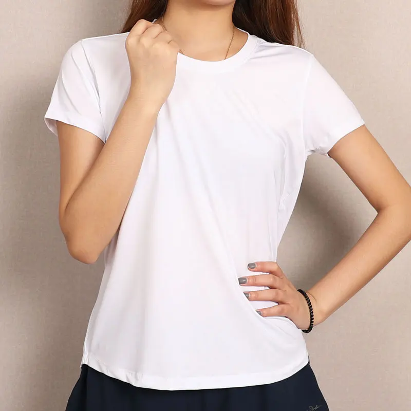 Women Sport Fitness Loose Stretch T-shirt Sports Running Shirts Mesh Stitching Short Sleeve Gym Yoga Workout Clothes Plus Size
Women Sport Fitness Loose Stretch T-shirt Sports Running Shirts Mesh Stitching Short Sleeve Gym Yoga Workout Clothes Plus Size