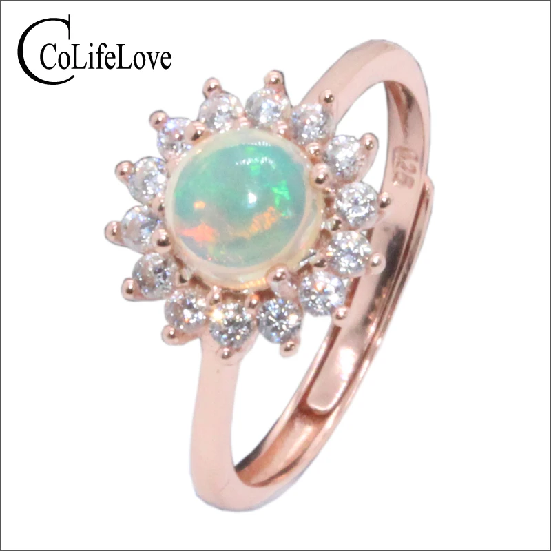CoLife Jewelry Classic Silver Opal Ring for Daily Wear 6mm*6mm 100% Natural Opal Silver Ring 925 Sterling Silver Opal Jewelry
CoLife Jewelry Classic Silver Opal Ring for Daily Wear 6mm*6mm 100% Natural Opal Silver Ring 925 Sterling Silver Opal Jewelry