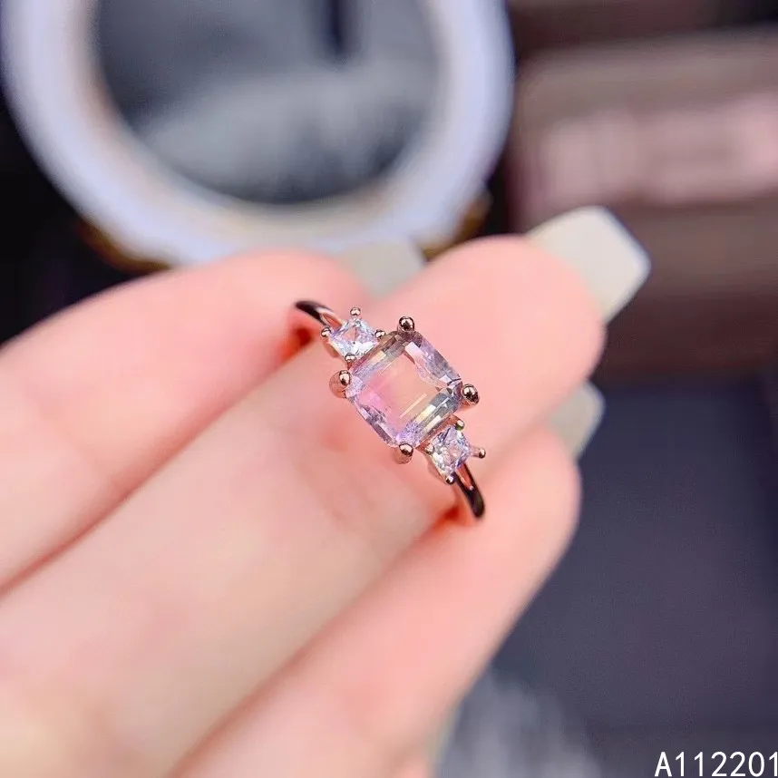 Fine Jewelry 925 Sterling Silver Inset With Gemstone Women's Popular Noble Square Fresh Ametrine Adjustable Ring Support Detecti
Fine Jewelry 925 Sterling Silver Inset With Gemstone Women's Popular Noble Square Fresh Ametrine Adjustable Ring Support Detecti