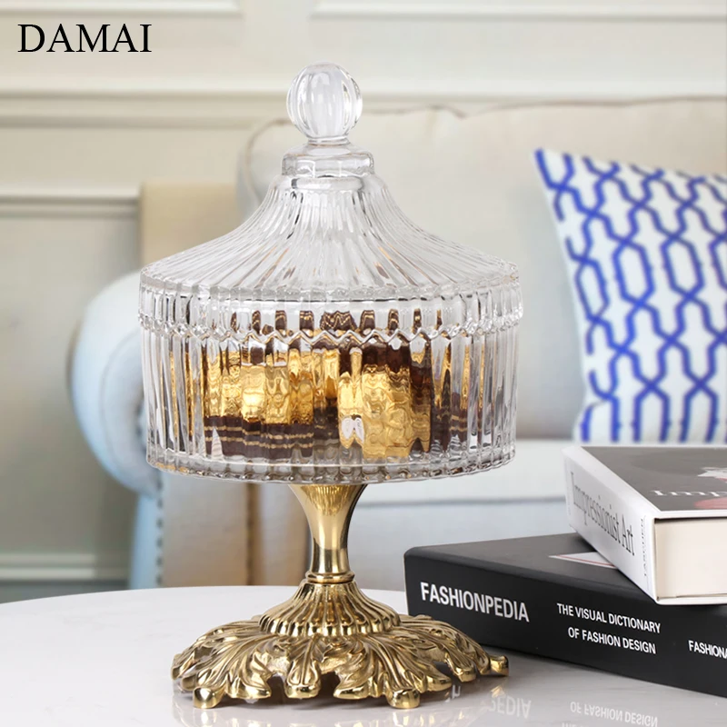 Glass Storage Jars with Lid Copper Bottom Decorative Snacks Dried Fruit Candy Jar Living Room Decoration Home Decor Ornaments
Glass Storage Jars with Lid Copper Bottom Decorative Snacks Dried Fruit Candy Jar Living Room Decoration Home Decor Ornaments