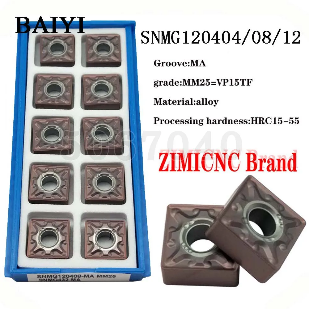 SNMG120404 SNMG120408 SNMG120412-MA MM25 carbide inserts External Turning Lathe Cutter Tools SNMG 1204/08/12 blade for MSDNN
SNMG120404 SNMG120408 SNMG120412-MA MM25 carbide inserts External Turning Lathe Cutter Tools SNMG 1204/08/12 blade for MSDNN
