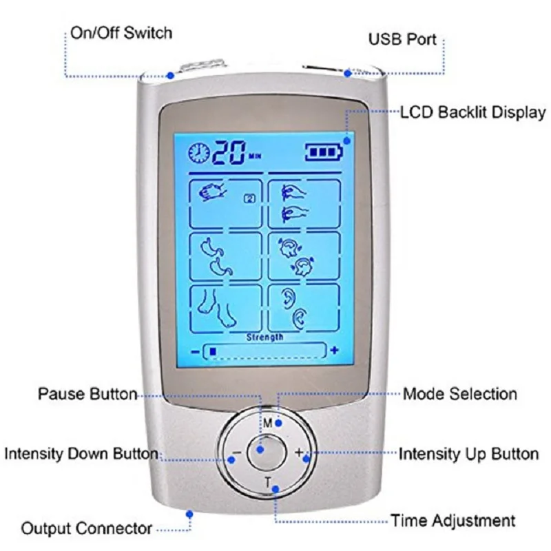 Pain Relief High Quality Small Muscle Body Electric Massager Health Tense Tens Digital Therapy Machine
Pain Relief High Quality Small Muscle Body Electric Massager Health Tense Tens Digital Therapy Machine