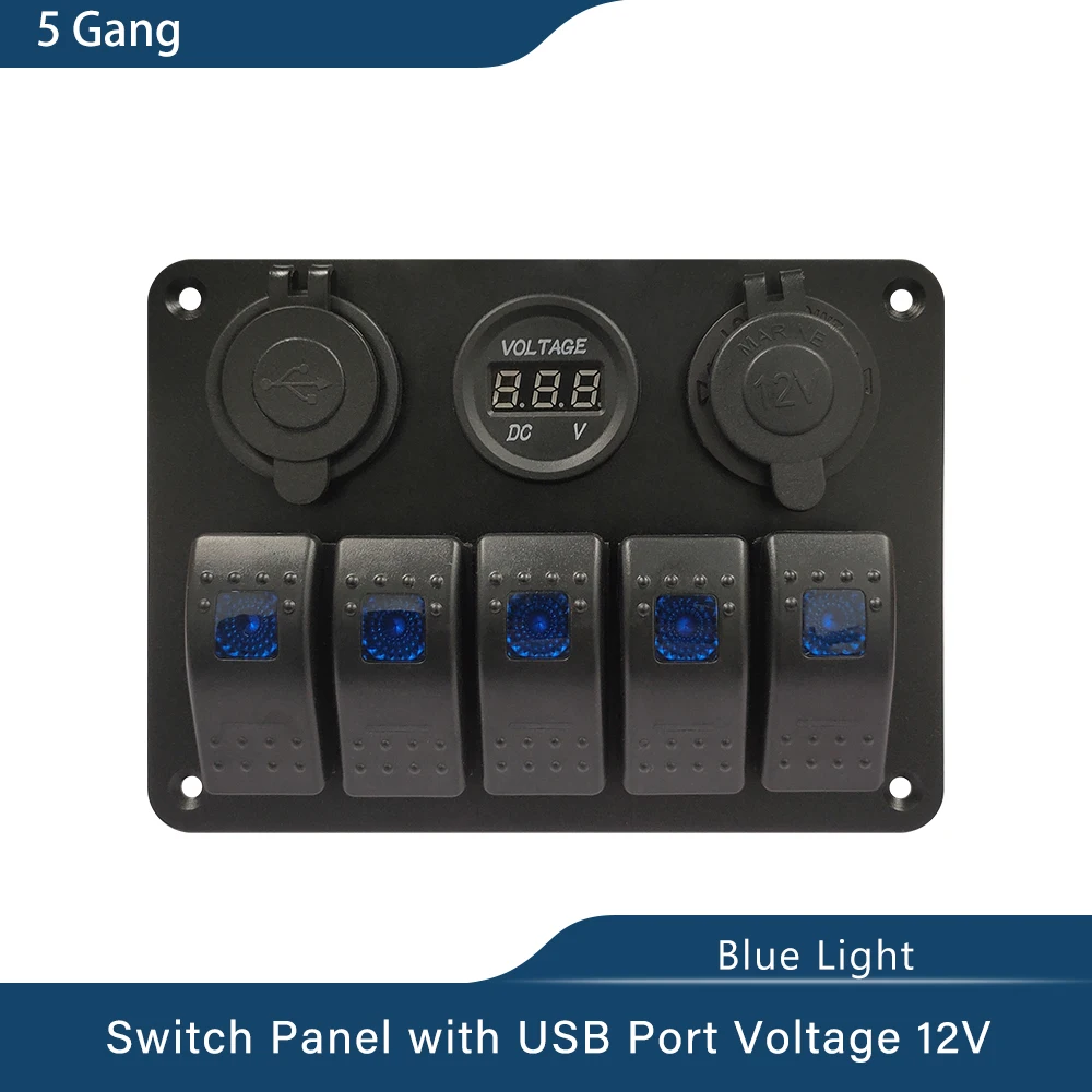Универсальный кулисный переключатель 5 банд + 5 В 3.1A USB зарядное устройство светодиодный дисплей напряжения прикуриватель для грузовика лодки автомобиля
Универсальный кулисный переключатель 5 банд + 5 В 3.1A USB зарядное устройство светодиодный дисплей напряжения прикуриватель для грузовика лодки автомобиля
