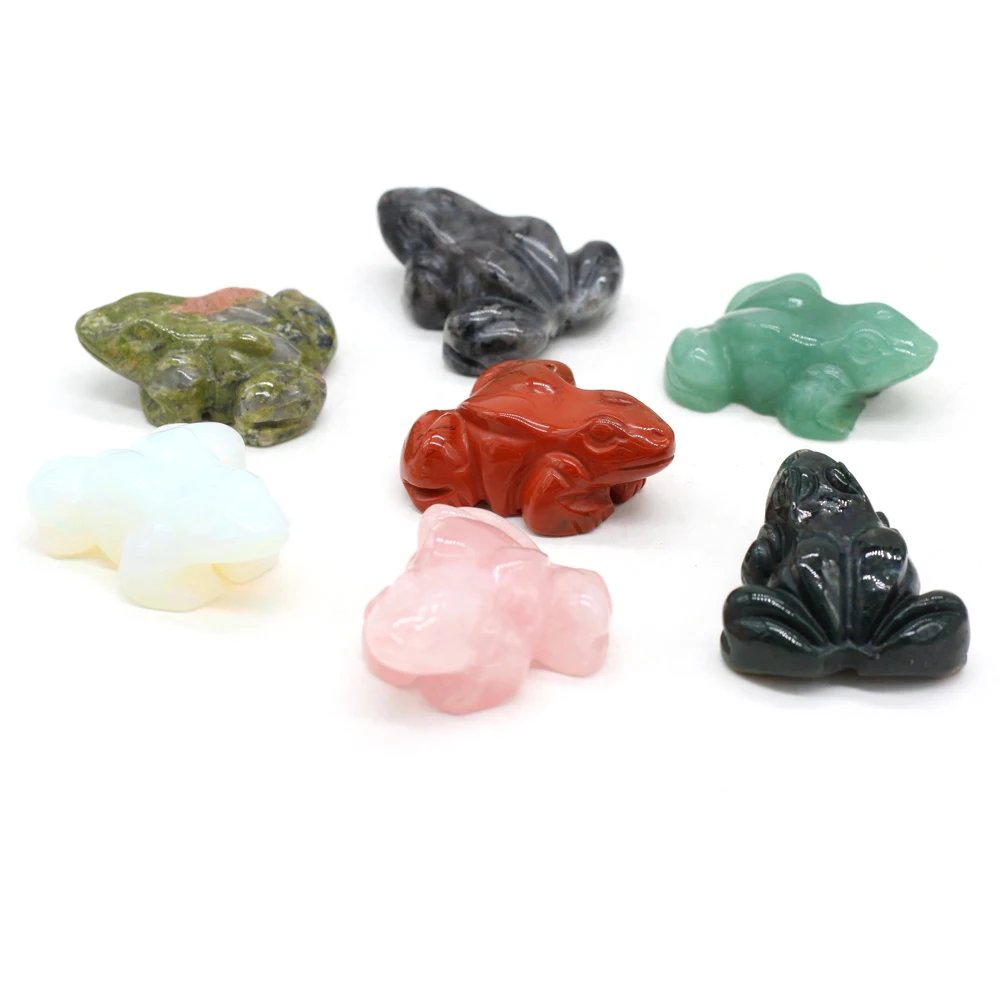 Natural Stones Unakite Rose Quartz Ornament Frog ShapeThree-dimensional DIYStone Bead Home Decoration Jewelry Gift
Natural Stones Unakite Rose Quartz Ornament Frog ShapeThree-dimensional DIYStone Bead Home Decoration Jewelry Gift