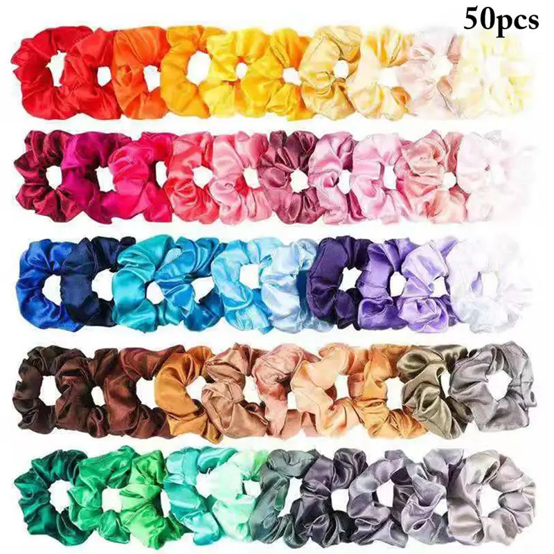 50Pcs/Set Hair Rope Hair Scrunchy Fashion All-Match Velvet Casual Hair Tie Ponytail Holder Hair Accessories For Women Girls
50Pcs/Set Hair Rope Hair Scrunchy Fashion All-Match Velvet Casual Hair Tie Ponytail Holder Hair Accessories For Women Girls