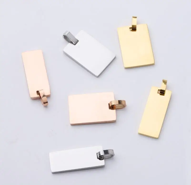 Fashion 10Pcs Rectangle Blank Charms With Clasps Mirror Polish Stainless Steel Charms For DIY Making Necklace Bracelets Keychain
Fashion 10Pcs Rectangle Blank Charms With Clasps Mirror Polish Stainless Steel Charms For DIY Making Necklace Bracelets Keychain