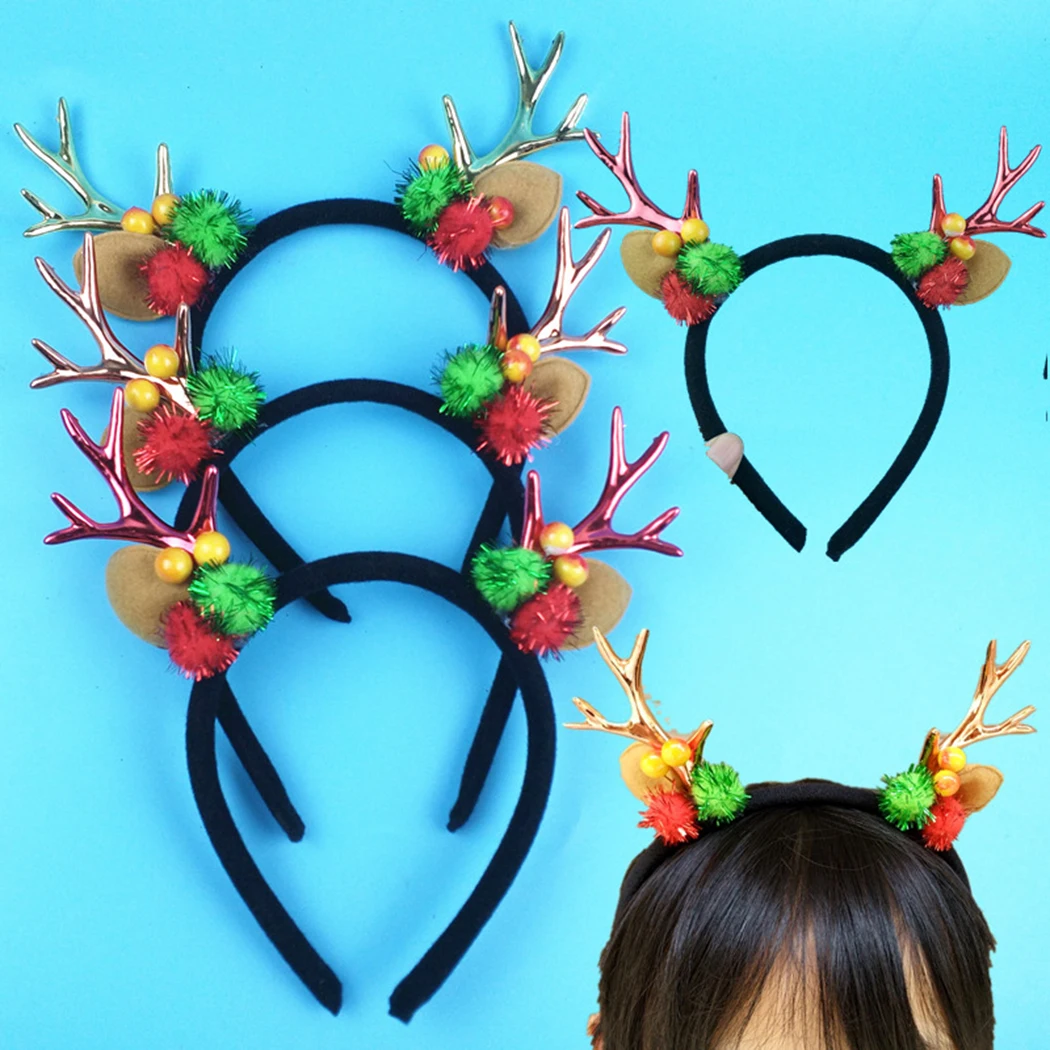 3PCS Christmas Headband Cute Antler Party Headband Holiday Headband For Kids Christmas Party Accessories
3PCS Christmas Headband Cute Antler Party Headband Holiday Headband For Kids Christmas Party Accessories