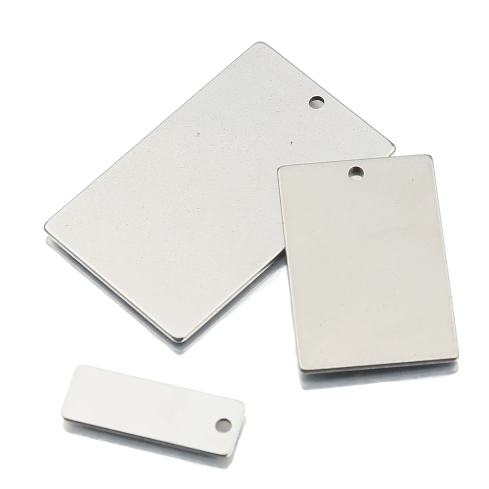 Stainless Steel Stamping Blanks Pendants Rectangle Metal Tags Custom Engraved Charms For Diy Necklace Jewelry Making Findings
Stainless Steel Stamping Blanks Pendants Rectangle Metal Tags Custom Engraved Charms For Diy Necklace Jewelry Making Findings