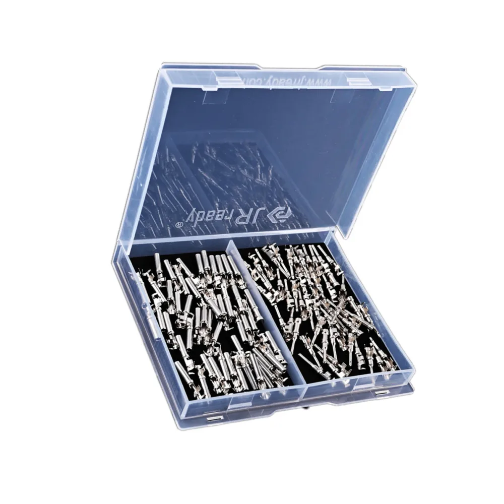 Штырьковые клеммы JRready ST6255, 100 шт., 16 #, 1060-16-0122, штекер и гнездо, неизолированные штырьковые разъемы, набор в ассортименте
Штырьковые клеммы JRready ST6255, 100 шт., 16 #, 1060-16-0122, штекер и гнездо, неизолированные штырьковые разъемы, набор в ассортименте