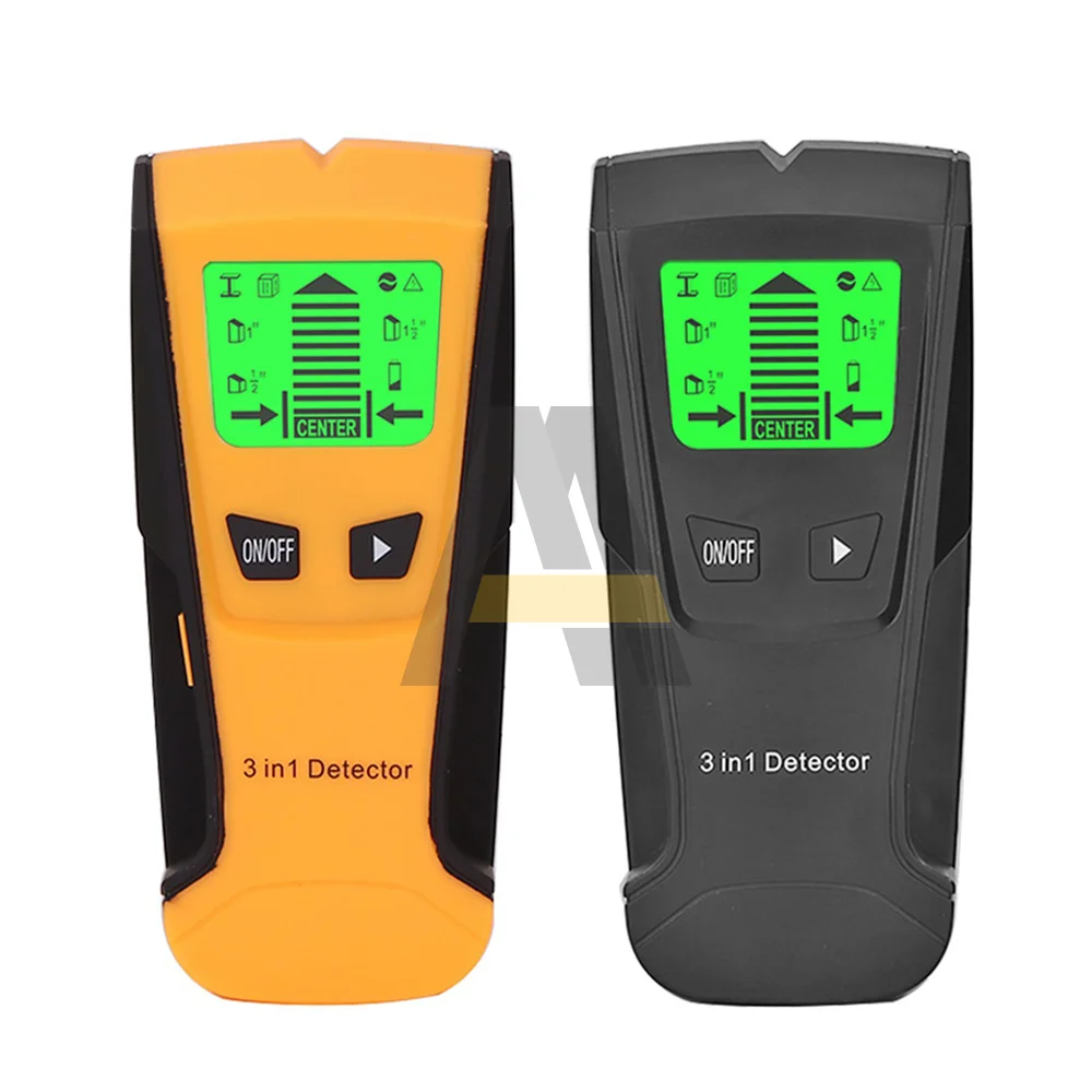 3 In 1 LED Metal Detector Find Metal Wood Studs AC Voltage Live Wire Detect Wall Scanner Electric Box Finder Wall Detector
3 In 1 LED Metal Detector Find Metal Wood Studs AC Voltage Live Wire Detect Wall Scanner Electric Box Finder Wall Detector