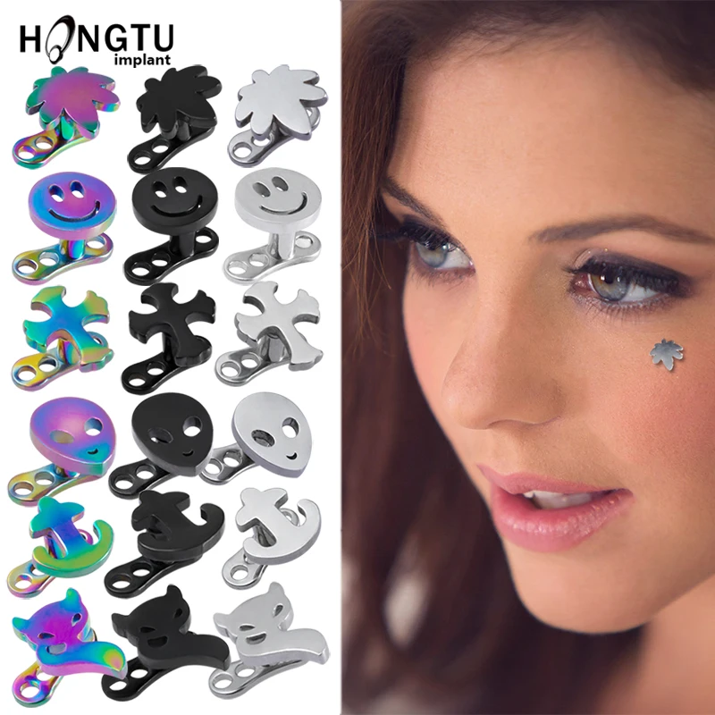 1PC Surgical Steel Dermal Piercings Studs Micro Dermal Anchor Threading Dermal Top Skin Diver Hide In Surface Body Jewelry 16G
1PC Surgical Steel Dermal Piercings Studs Micro Dermal Anchor Threading Dermal Top Skin Diver Hide In Surface Body Jewelry 16G