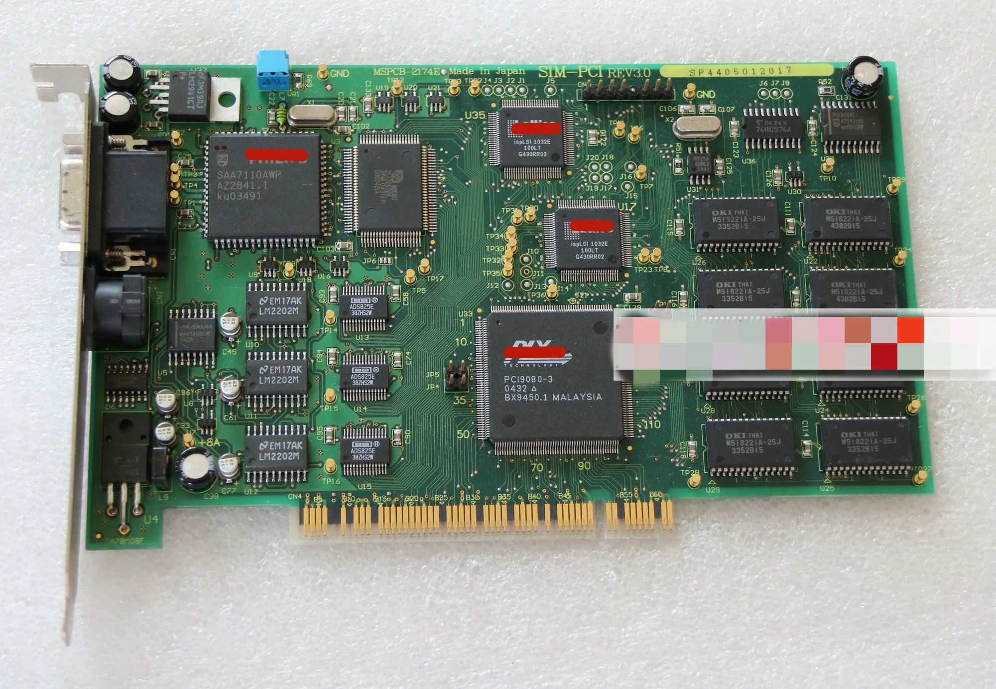 Acquisition card MSPCB-2174E SIM-PCI REV3.0 Acquisition card MSPCB-2174E SIM-PCI
Acquisition card MSPCB-2174E SIM-PCI REV3.0 Acquisition card MSPCB-2174E SIM-PCI