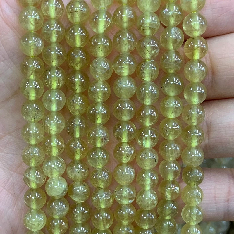 6-8mm Natural Yellow Apatite Stone Beads Round Loose DIY Beads For Jewelry Making Beads Accessories 15'' Women Men Gift
6-8mm Natural Yellow Apatite Stone Beads Round Loose DIY Beads For Jewelry Making Beads Accessories 15'' Women Men Gift