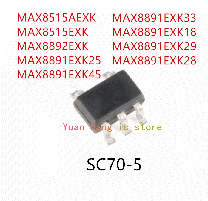 10 шт. MAX8515AEXK MAX8515EXK MAX8892EXK MAX8891EXK25 MAX8891EXK45 MAX8891EXK33 MAX8891EXK18 MAX8891EXK29 MAX8891EXK28 IC
10 шт. MAX8515AEXK MAX8515EXK MAX8892EXK MAX8891EXK25 MAX8891EXK45 MAX8891EXK33 MAX8891EXK18 MAX8891EXK29 MAX8891EXK28 IC