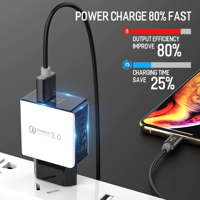 Universal 5V 3A 9V 2A 18W Quick Charger 3.0 Fast Charger USB Wall Charger for iPhone for Samsung For Xiaomi QC 3.0 USB Charger
Universal 5V 3A 9V 2A 18W Quick Charger 3.0 Fast Charger USB Wall Charger for iPhone for Samsung For Xiaomi QC 3.0 USB Charger
