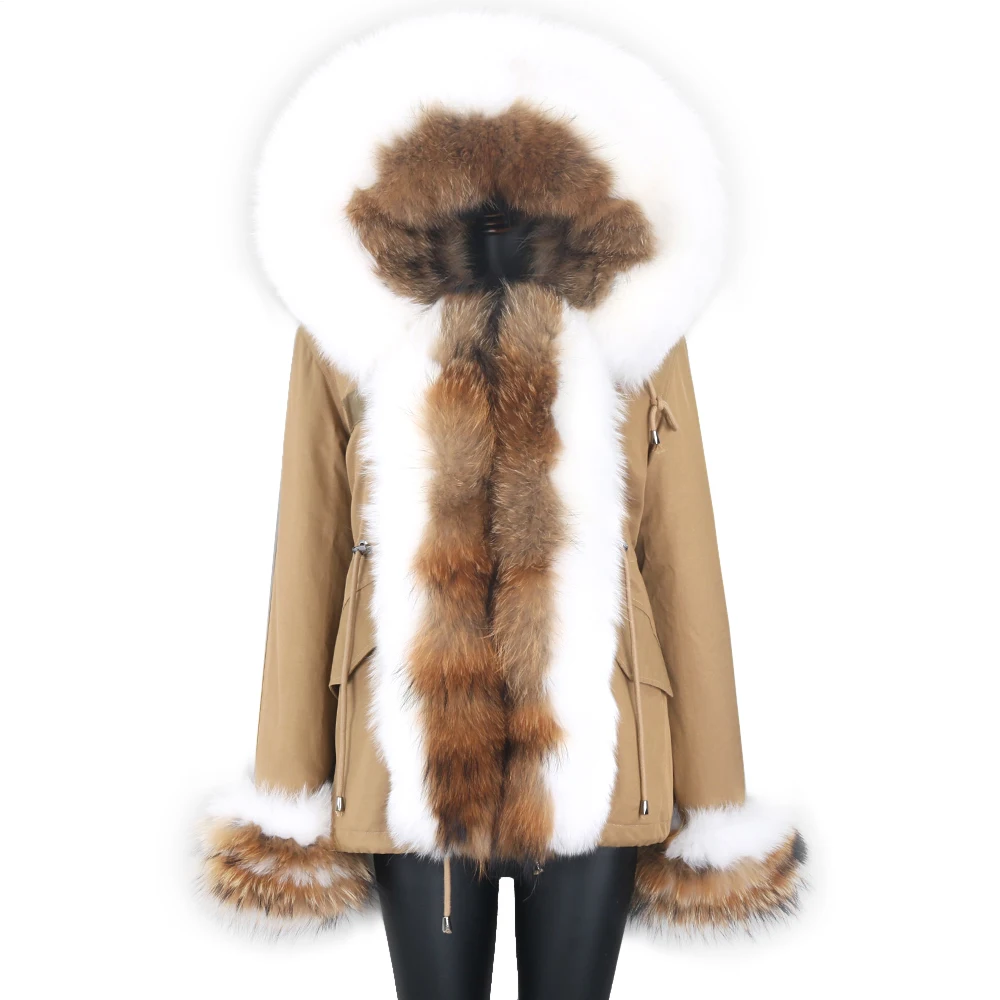 2021 Autumn Wintern Winter Jacket Casual Wear Quality New Fashion Women's Coat With Natural Fox Fur Hood Real Fur Parka
2021 Autumn Wintern Winter Jacket Casual Wear Quality New Fashion Women's Coat With Natural Fox Fur Hood Real Fur Parka
