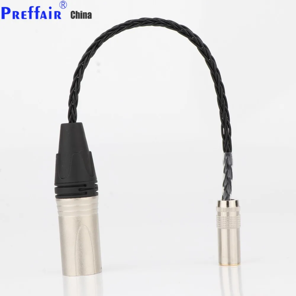 OCC Silver Plating 4pin XLR Balanced Male to 4.4mm Female Audio Adapter Cable 4.4mm to XLR Balanced Cable Connector Plug
OCC Silver Plating 4pin XLR Balanced Male to 4.4mm Female Audio Adapter Cable 4.4mm to XLR Balanced Cable Connector Plug