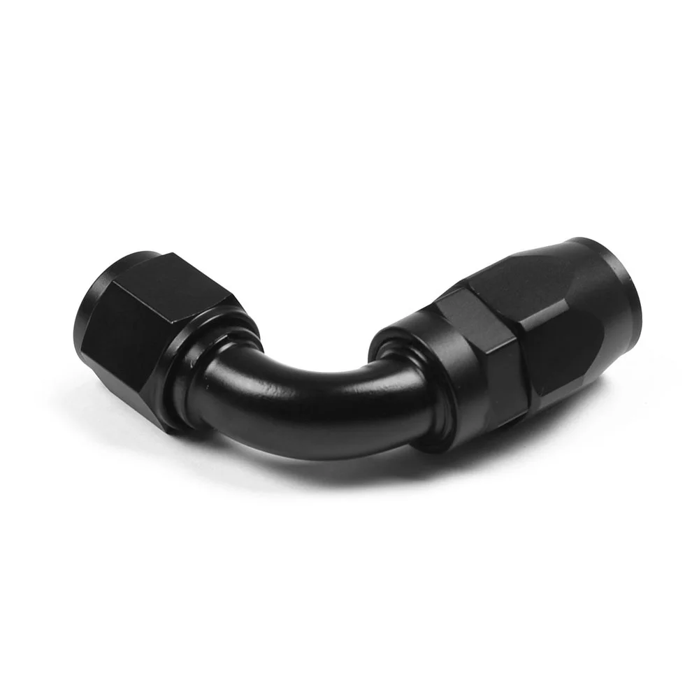 Black AN10 90 Degree Fitting Aluminum Fittings Oil/Fuel/Swivel 10AN hose fitting
Black AN10 90 Degree Fitting Aluminum Fittings Oil/Fuel/Swivel 10AN hose fitting