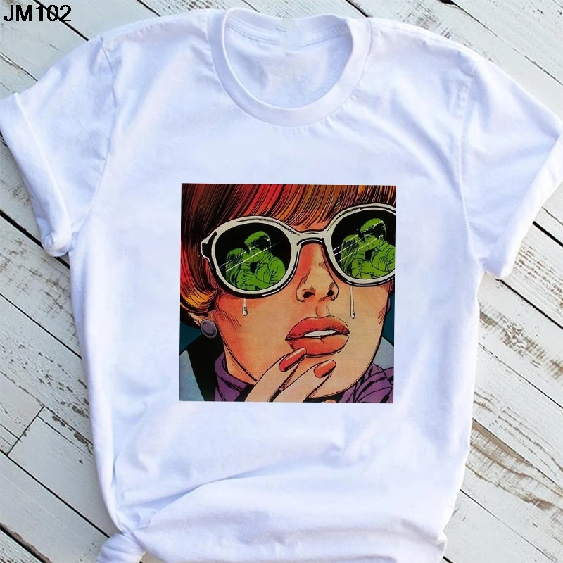 Casual Ladies Top White T-shirt Fashion Sexy Girl Printed Women's Tshirt Summer Harajuku Streetwear Short-sleeved Female T Shirt
Casual Ladies Top White T-shirt Fashion Sexy Girl Printed Women's Tshirt Summer Harajuku Streetwear Short-sleeved Female T Shirt