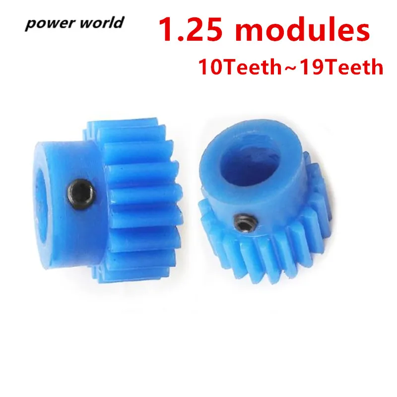 Blue MC Nylon 1.25 Modules 10T to 19T Imported Self - Lubricating Involute Cylindrical Gear Motor Model DIY Accessories
Blue MC Nylon 1.25 Modules 10T to 19T Imported Self - Lubricating Involute Cylindrical Gear Motor Model DIY Accessories