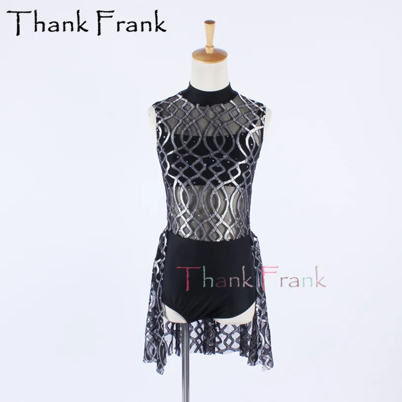 Latin Dance Dresses For Women Girls Sleeveless Leotard Costume For Dancing Lace Club Party Dancer Singer See-Through Black Dress
Latin Dance Dresses For Women Girls Sleeveless Leotard Costume For Dancing Lace Club Party Dancer Singer See-Through Black Dress