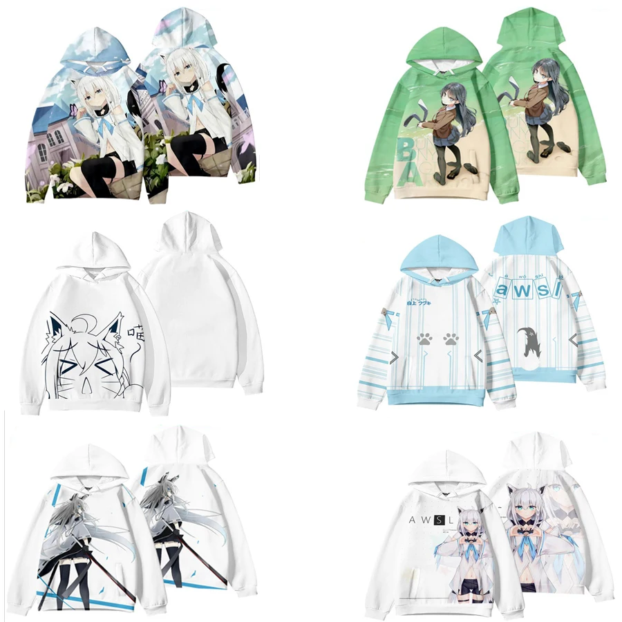 Anime Shirakami Fubuki Cosplay Hoodie Women Men Harajuku Sweatshirt Streetwear Hip Hop Pullover Hooded Jacket Male Tracksuit
Anime Shirakami Fubuki Cosplay Hoodie Women Men Harajuku Sweatshirt Streetwear Hip Hop Pullover Hooded Jacket Male Tracksuit