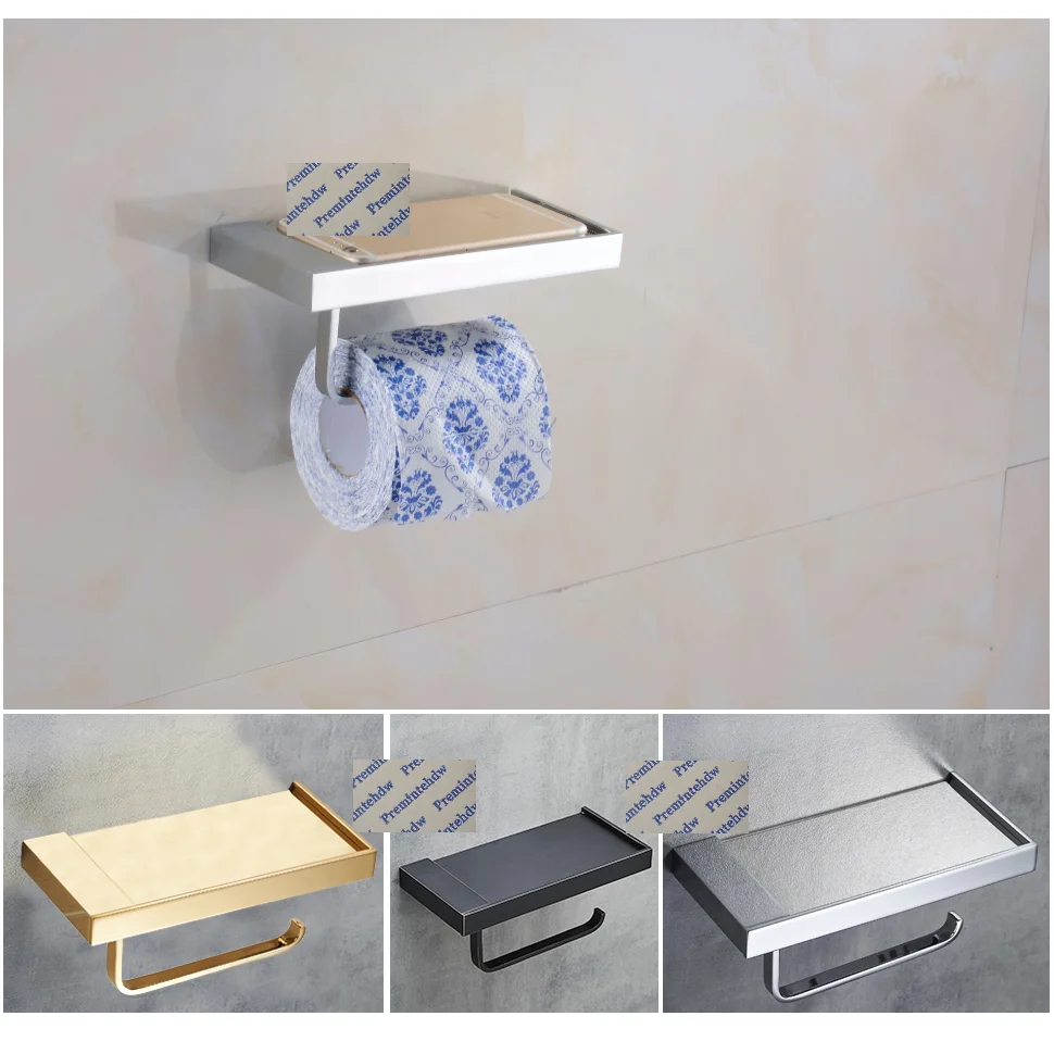 Brass Wall Mount Mobilephone Key Tray And Toilet Paper Tissue Roll Holder Rack Rose Gold Antique Black Chrome Bathroom Hardware
Brass Wall Mount Mobilephone Key Tray And Toilet Paper Tissue Roll Holder Rack Rose Gold Antique Black Chrome Bathroom Hardware