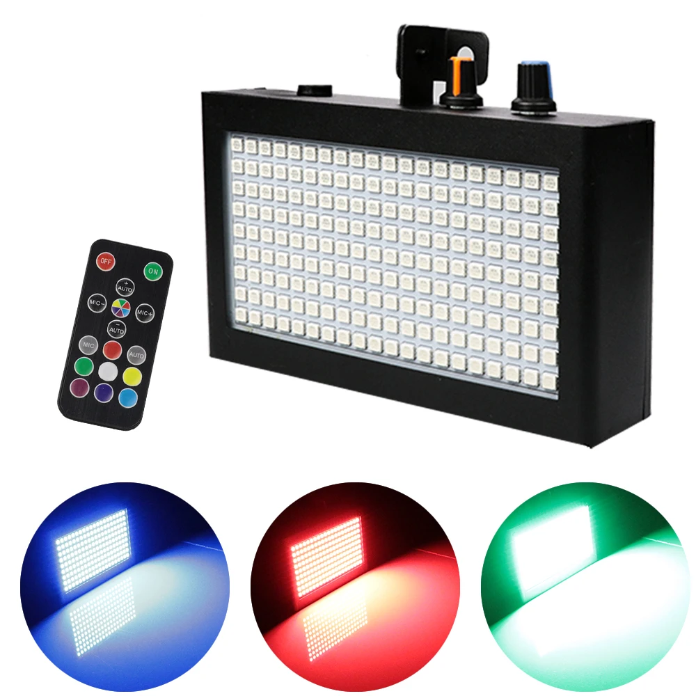 2021 New 180 LED RGB Mixed Flashing Stage Lights Sound Music Remote Control Strobe Disco Lights For DJ Bar Wedding Flash Lights
2021 New 180 LED RGB Mixed Flashing Stage Lights Sound Music Remote Control Strobe Disco Lights For DJ Bar Wedding Flash Lights