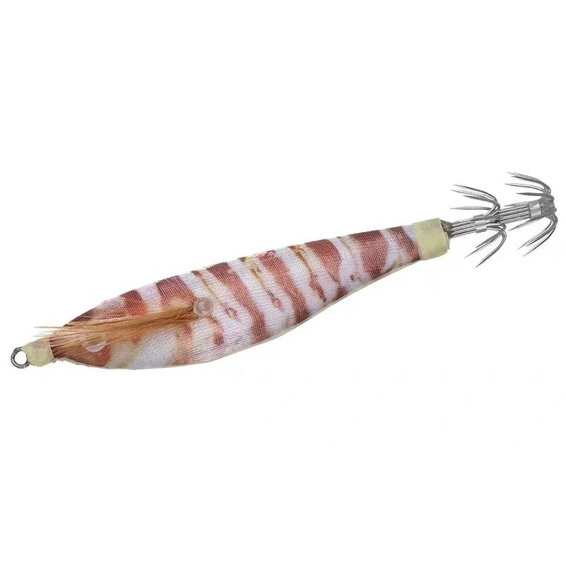 50Pcs Squid jig Fishing Lure Artificial Wood Shrimp Lure Squid Hook Jig Hard Bait
50Pcs Squid jig Fishing Lure Artificial Wood Shrimp Lure Squid Hook Jig Hard Bait