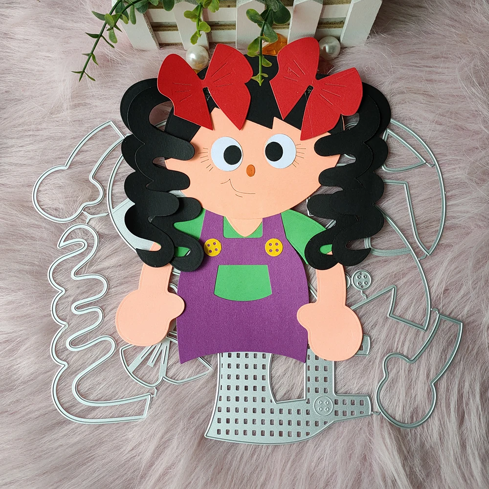 New girl doll metal cutting die mould scrapbook decoration embossed photo album decoration card making DIY handicrafts
New girl doll metal cutting die mould scrapbook decoration embossed photo album decoration card making DIY handicrafts