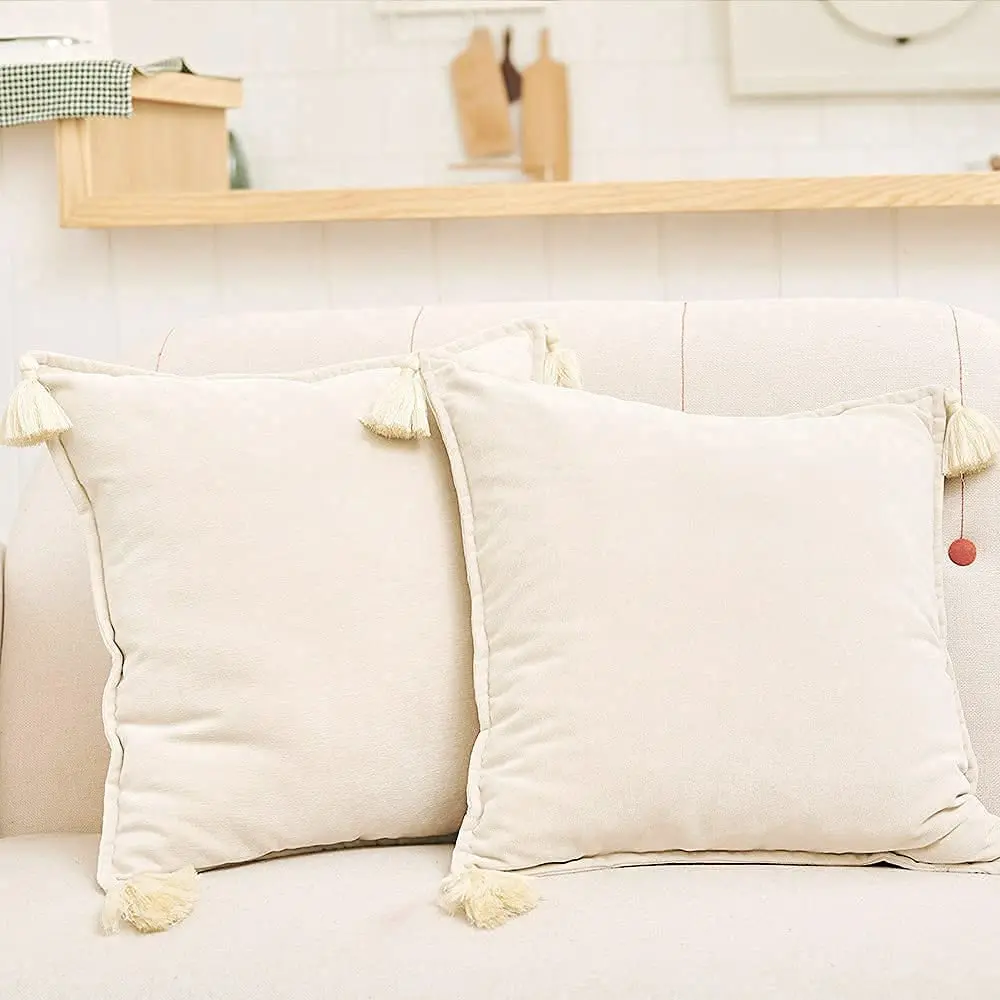 CANIRICA Velvet Cushion Cover with Tassel 45x45cm Pillow Cover Soft Decoration Pillows For Living Room Solid Housse De Coussin
CANIRICA Velvet Cushion Cover with Tassel 45x45cm Pillow Cover Soft Decoration Pillows For Living Room Solid Housse De Coussin