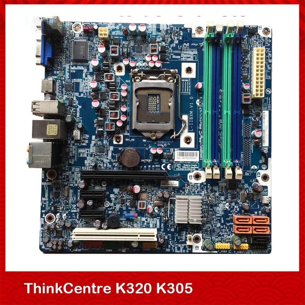 100% Working For Lenovo ThinkCentre K320 K305 System Motherboard for L-IIBXM V1.0 LGA1156 FRU 11011072
100% Working For Lenovo ThinkCentre K320 K305 System Motherboard for L-IIBXM V1.0 LGA1156 FRU 11011072