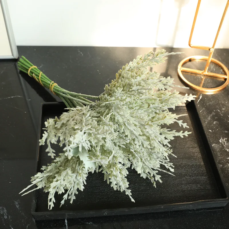 Flocking Cypress Leaf Artificial Plants, Grass Bouquet, Farmhouse Decor, Christmas Garden Plants Wall, Wedding Material Leaf
Flocking Cypress Leaf Artificial Plants, Grass Bouquet, Farmhouse Decor, Christmas Garden Plants Wall, Wedding Material Leaf
