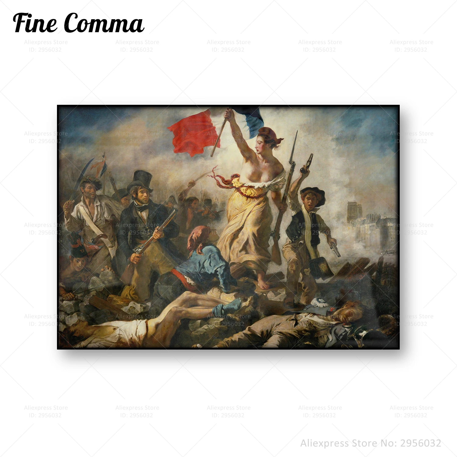 Liberty Leading The People Eugene Delacroix Vintage Painting Poster Canvas Print French Revolution Marianne Wall Art Decor
Liberty Leading The People Eugene Delacroix Vintage Painting Poster Canvas Print French Revolution Marianne Wall Art Decor