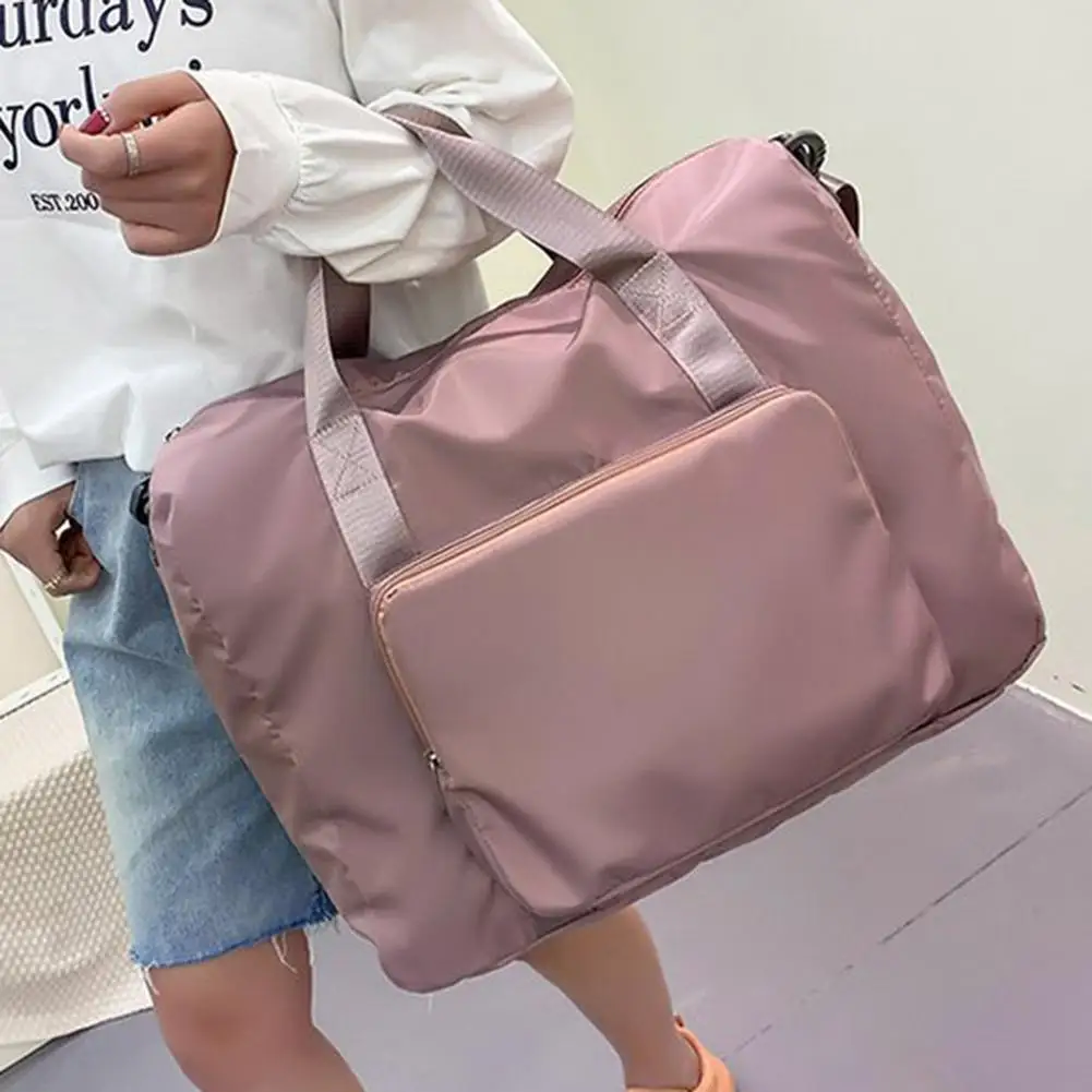 Solid Color Folding Travel Bag Expansion Handbag Storage Sports Gym Bag Travel Duffle Bag Fashion And Sport Bag
Solid Color Folding Travel Bag Expansion Handbag Storage Sports Gym Bag Travel Duffle Bag Fashion And Sport Bag
