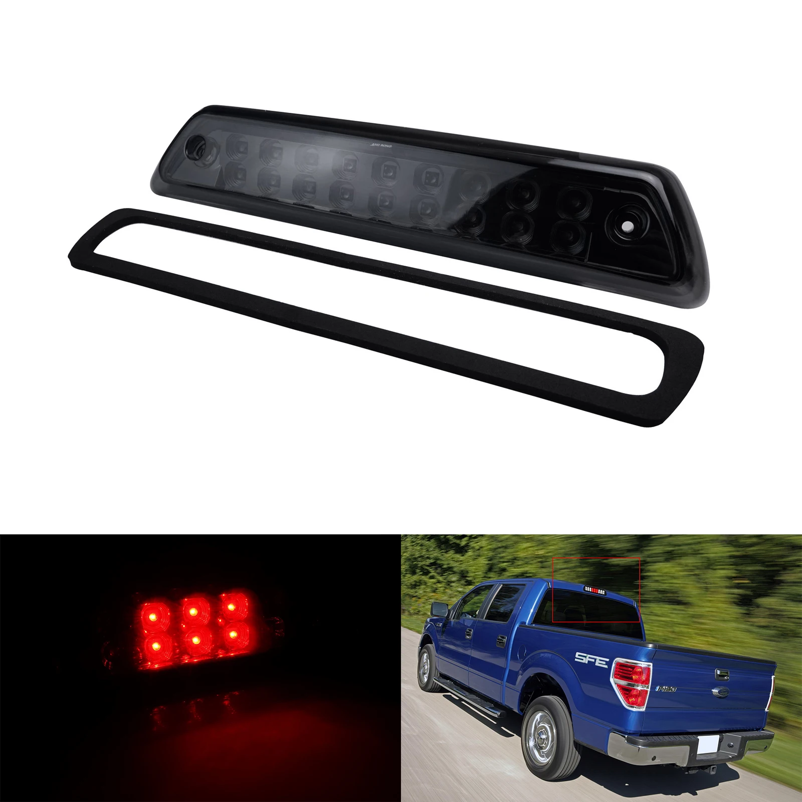 ANGRONG For 2009-2014 Ford F-150 Rear LED Third Brake Light Tail Cargo Lamp Red & White
ANGRONG For 2009-2014 Ford F-150 Rear LED Third Brake Light Tail Cargo Lamp Red & White