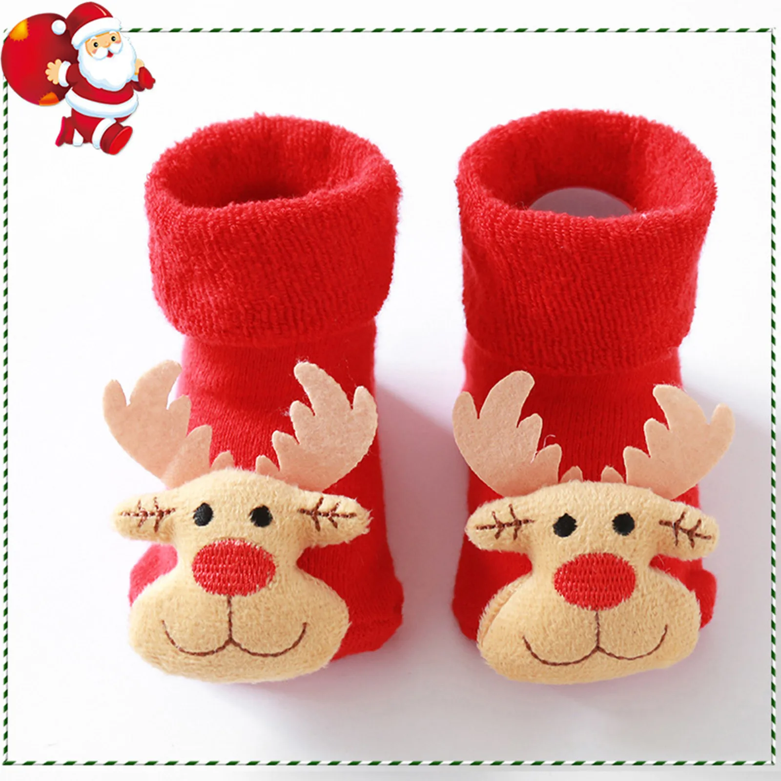 Christmas 3D Cartoon Warm Kids Socks Christmas Newborn Baby Girls Boys 3d Cartoon Animal Anti-slip Socks Slippers Носки Женские
Christmas 3D Cartoon Warm Kids Socks Christmas Newborn Baby Girls Boys 3d Cartoon Animal Anti-slip Socks Slippers Носки Женские
