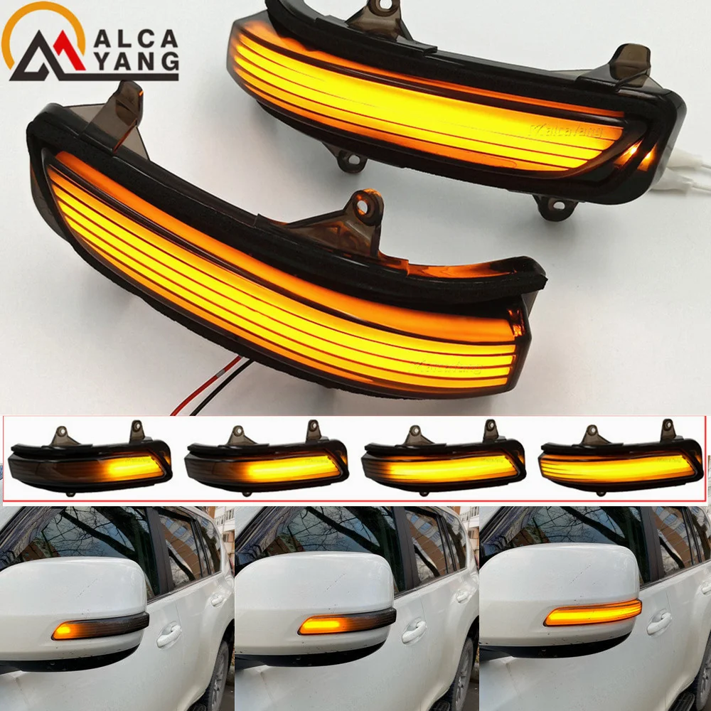 For Toyota Land Cruiser LC200 FJ200 Prado FJ150 2010-2020 Car LED Dynamic Turn Signal Light Side Mirror Indicator
For Toyota Land Cruiser LC200 FJ200 Prado FJ150 2010-2020 Car LED Dynamic Turn Signal Light Side Mirror Indicator