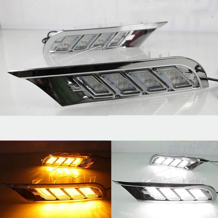 2PCS LED Daytime Running Light For Nissan Kicks 2016 - 2019 2020 Turning Yellow Signal Relay Waterproof Car 12V LED DRL
2PCS LED Daytime Running Light For Nissan Kicks 2016 - 2019 2020 Turning Yellow Signal Relay Waterproof Car 12V LED DRL