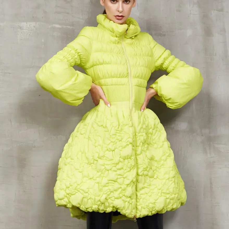 autumn Winter Vintage princess Women's Puff Sleeve Skirt Hem Long Embroidery stand collar Down Coat
autumn Winter Vintage princess Women's Puff Sleeve Skirt Hem Long Embroidery stand collar Down Coat