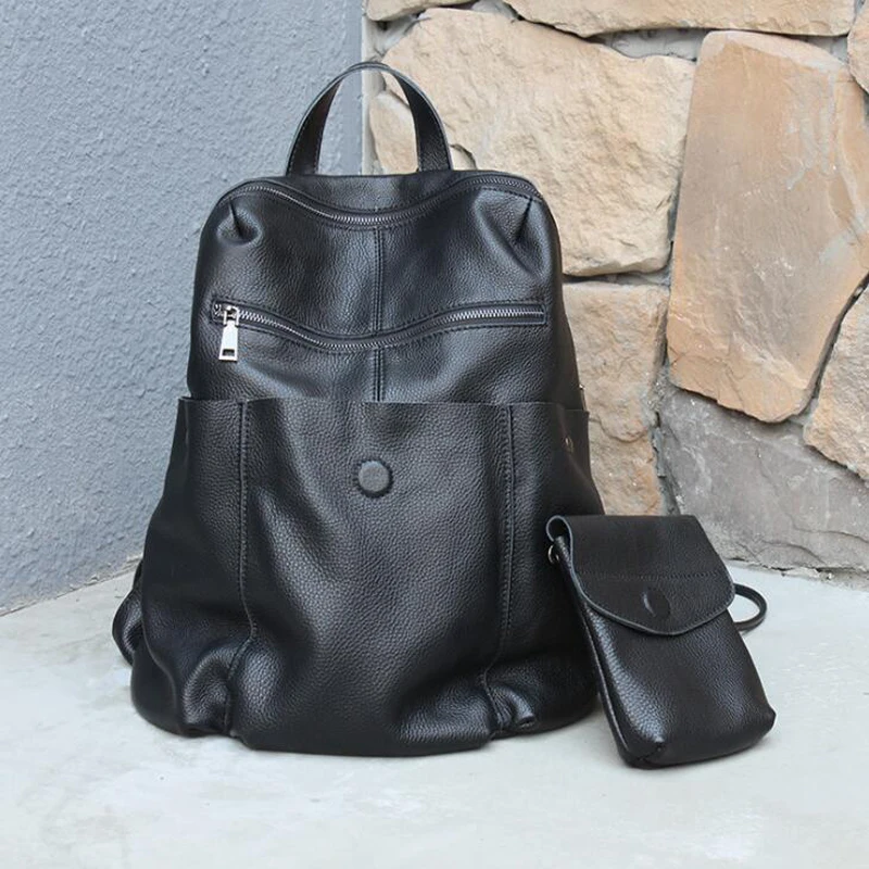Women Genuine Leather Backpack HOT SALE Anti Theft Backpack Big Design Backpacks Women High Quality Travel Backpack with Purse
Women Genuine Leather Backpack HOT SALE Anti Theft Backpack Big Design Backpacks Women High Quality Travel Backpack with Purse