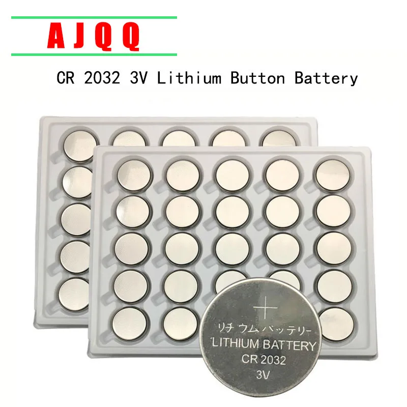 50PCS Original 3V CR2032 DL2032 ECR2032 BR2032 Lithium Botton Battery for Watch Computer Toys
50PCS Original 3V CR2032 DL2032 ECR2032 BR2032 Lithium Botton Battery for Watch Computer Toys